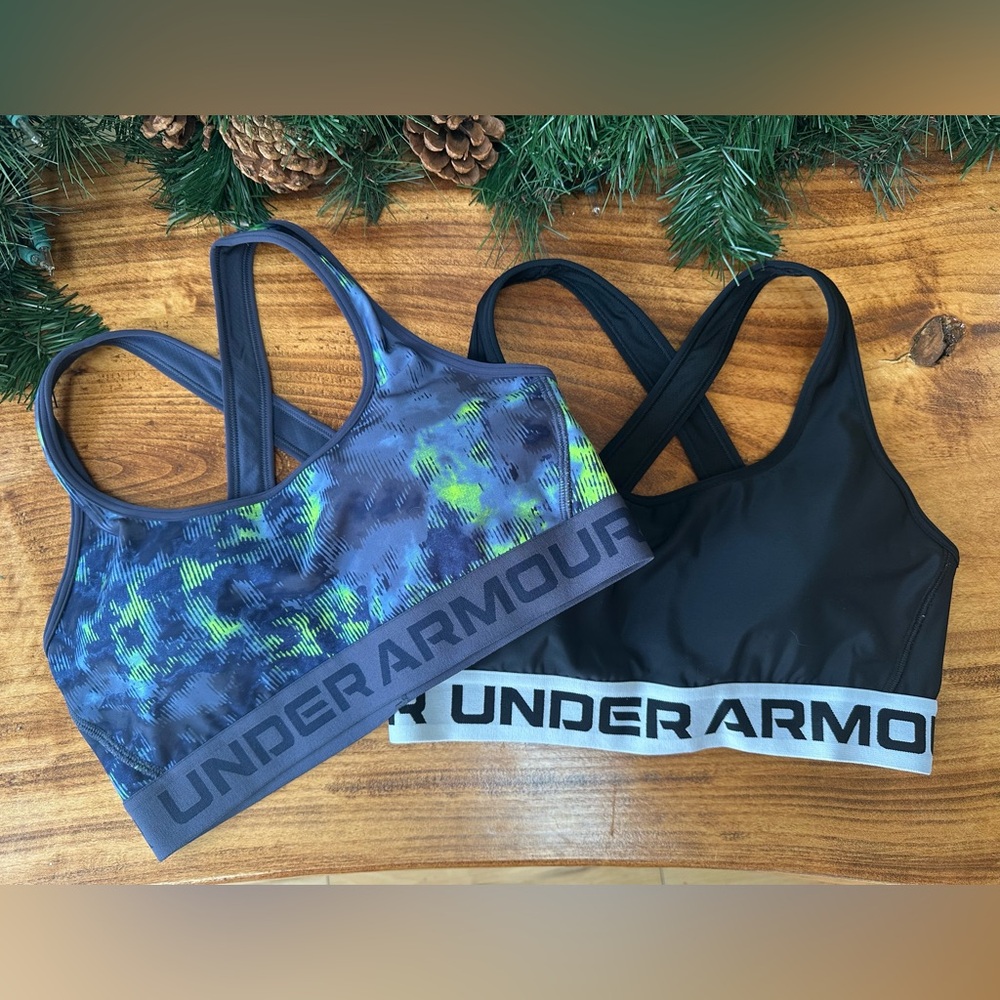 Under Armour Women's Sports Bra Set - Black and Blue